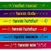 Apollo® Tennis Themed Slapband 6 Pack 1 Apollo® Tennis Themed Slapband 6 Pack -Sports General Store Tennis Themed Slapband 6 Pack 54076.1712231824