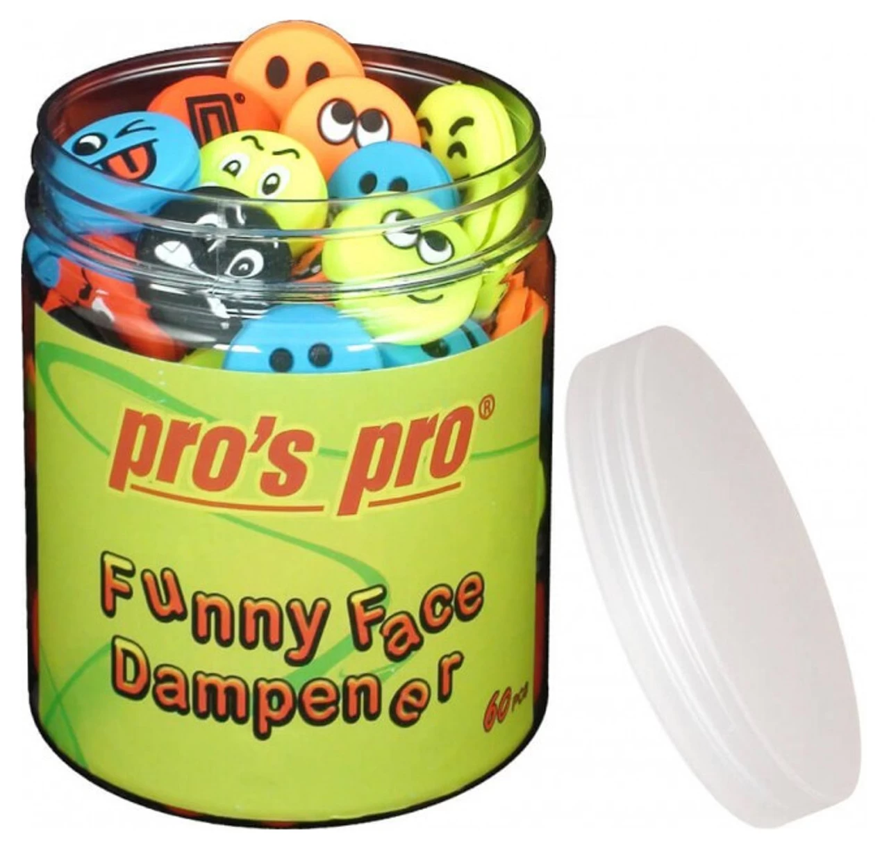 Pro's Pro Funny Face String Dampener Jar Of 60 3 Pro's Pro Funny Face String Dampener Jar Of 60