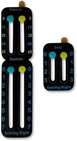 Scoring Right Portable Tennis Scorekeeper
