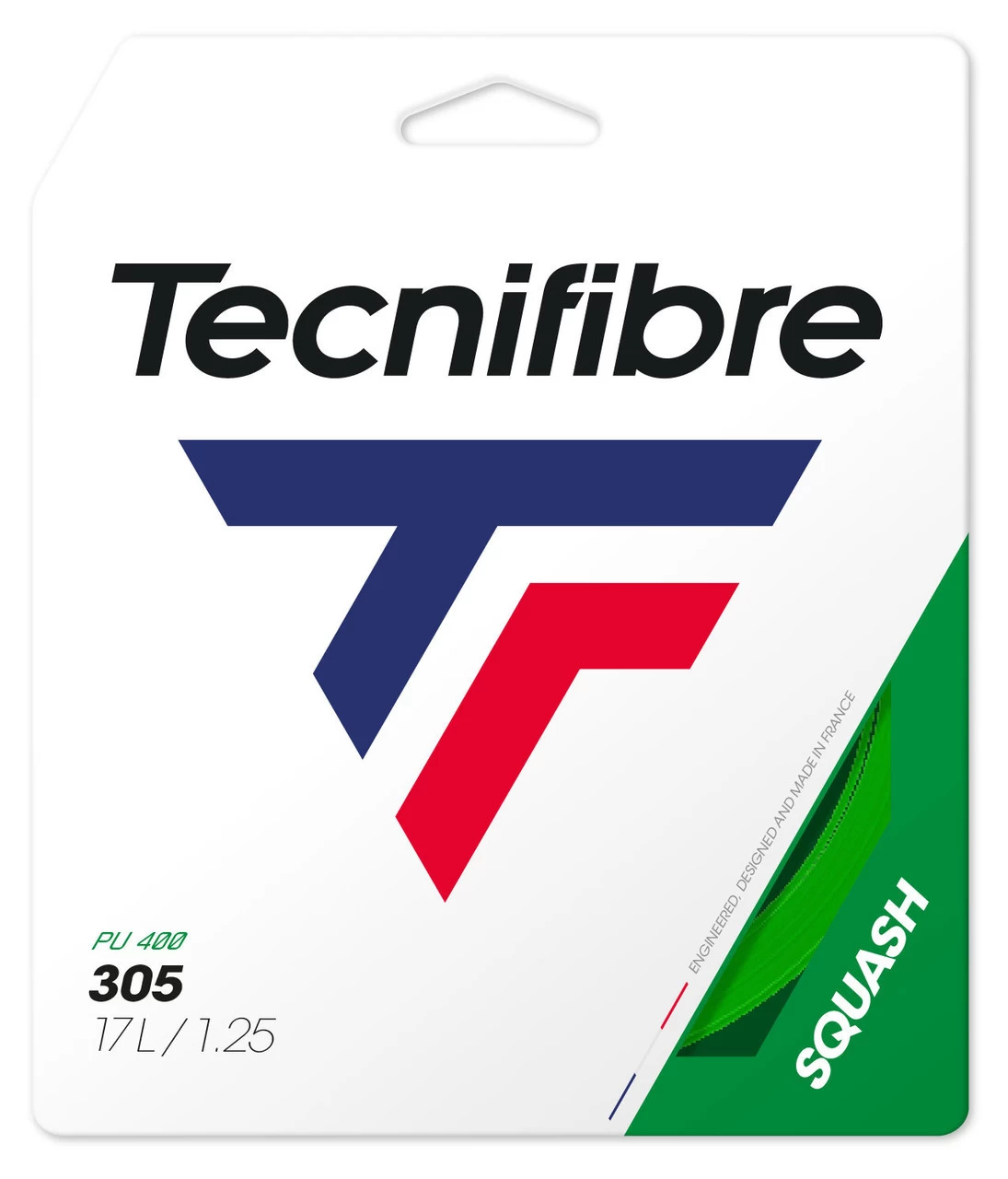 Tecnifibre 305 17 1.25mm Squash Set 3 Tecnifibre 305 17 1.25mm Squash Set