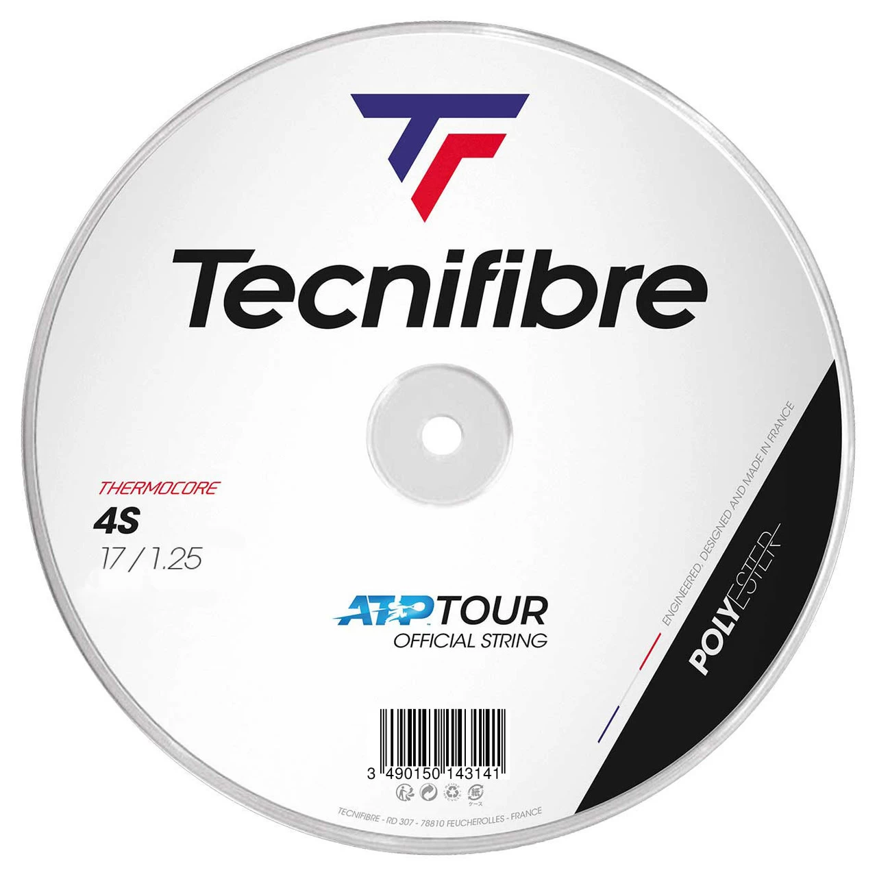 Tecnifibre 4S 17 1.25mm 200M Reel 3 Tecnifibre 4S 17 1.25mm 200M Reel