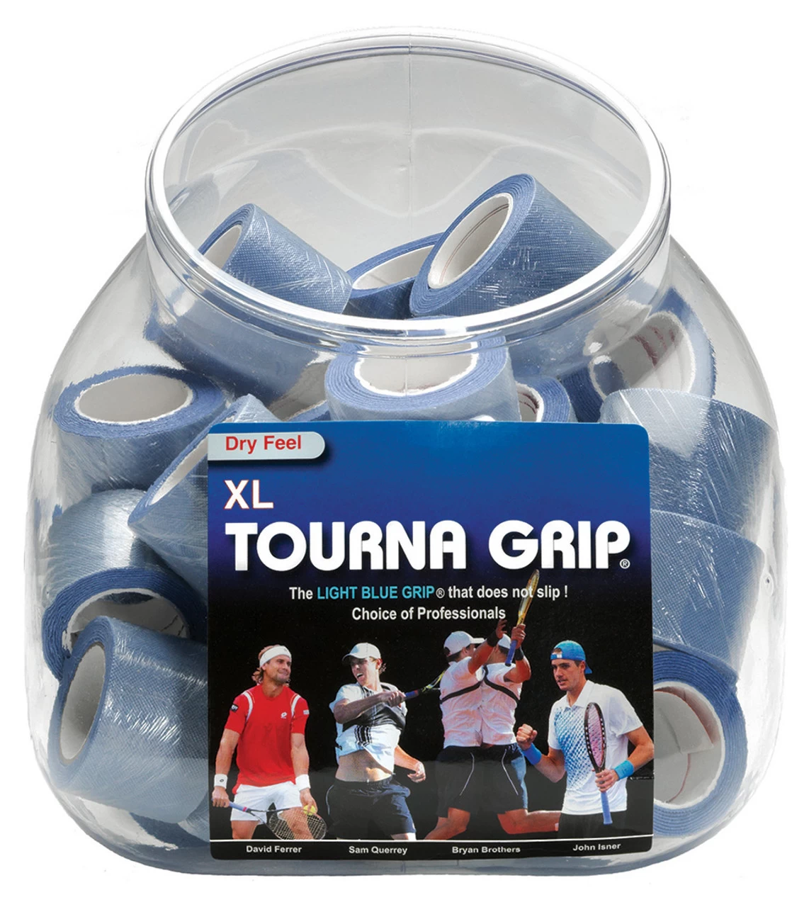 Tourna Grip Original XL Overgrip Jar Of 36 3 Tourna Grip Original XL Overgrip Jar Of 36