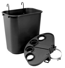 Tourna Tennis Court Tidy Bin -Sports General Store tourna tennis court tidy bin black 98165 58233.1698771160