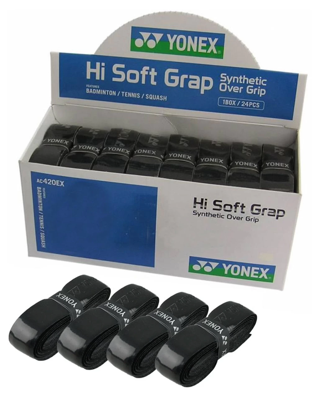 Yonex Hi Soft Grap PU Replacement Grip 24 Pack 4 Yonex Hi Soft Grap PU Replacement Grip 24 Pack - Image 2