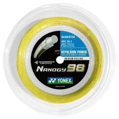 Yonex Nanogy 98 0.66mm Badminton 200M Reel -Sports General Store yonex nanogy 98 0 66mm badminton 200m reel yellow 80024 40455.1698769919